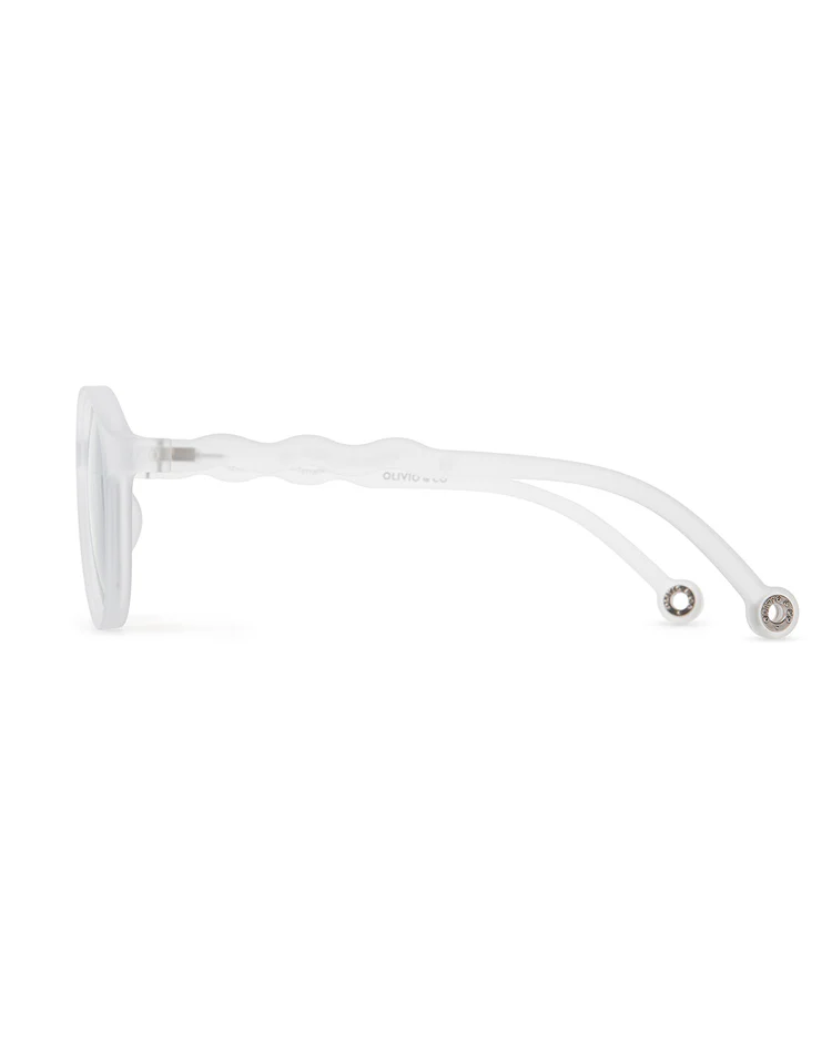 Foto 4 pulgar | Lentes Olivio & Co. Oval Jellyfish White Adulto