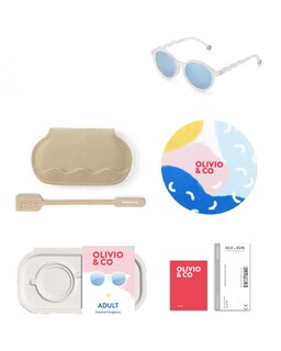 Foto 5 | Lentes Olivio & Co. Oval Jellyfish White Adulto