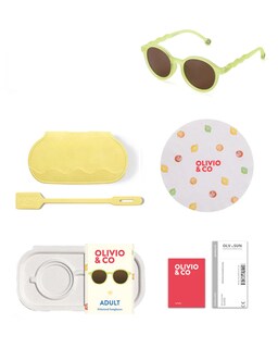 Foto 5 | Lentes Olivio & Co. Oval Lime Green Adulto