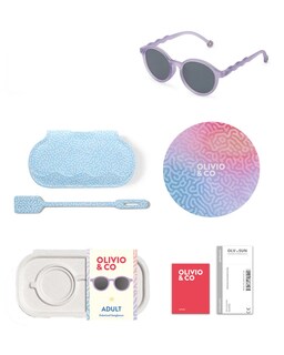 Foto 5 | Lentes Olivio & Co. Oval Purple Coral Adulto
