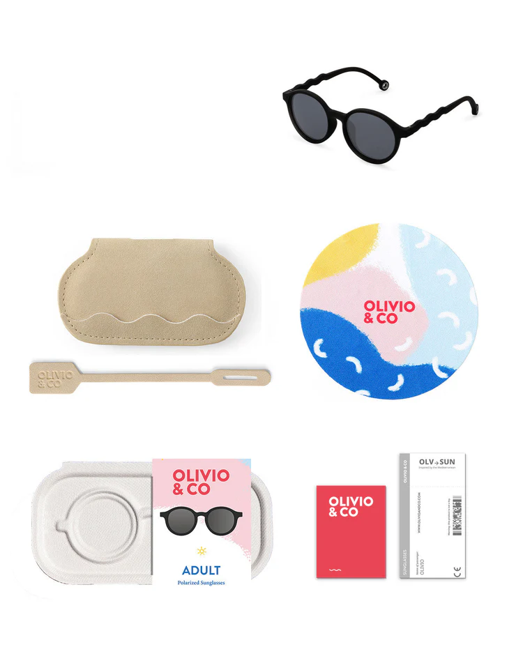 Foto 6 pulgar | Lentes Olivio & Co. Oval Squid Black Adulto