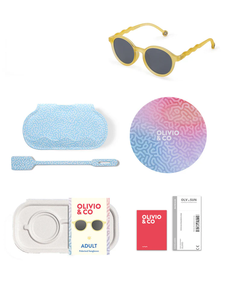 Foto 6 pulgar | Lentes Olivio & Co. Oval Sun Coral Adulto