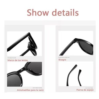 Foto 3 | 5pcs Gafas De Sol De Con Protección Uv400 Vintage Belug Multicolor