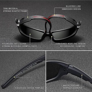 Foto 2 | Gafas De Sol Huoguo Polarizadas Casuales Tácticas Para Adultos - Venta Internacional.
