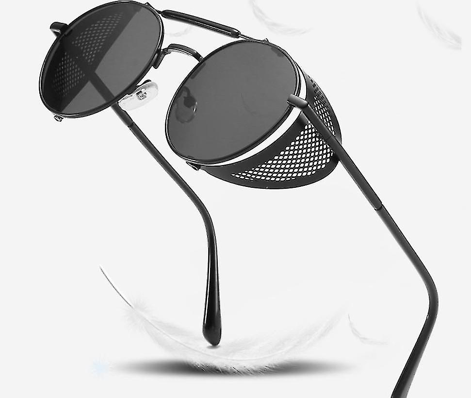 Foto 4 pulgar | Gafas De Sol Huoguo Round European American Punk Steam Style - Venta Internacional.