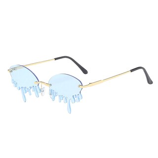 Foto 1 | Gafas De Sol Huoguo Retro De Forma Irregular Vintage Uv400 Unisex - Venta Internacional.