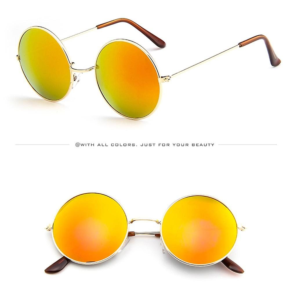 Foto 1 | Gafas De Sol Huoguo Vintage  Retro  Con Montura Redonda  Unisex - Venta Internacional.