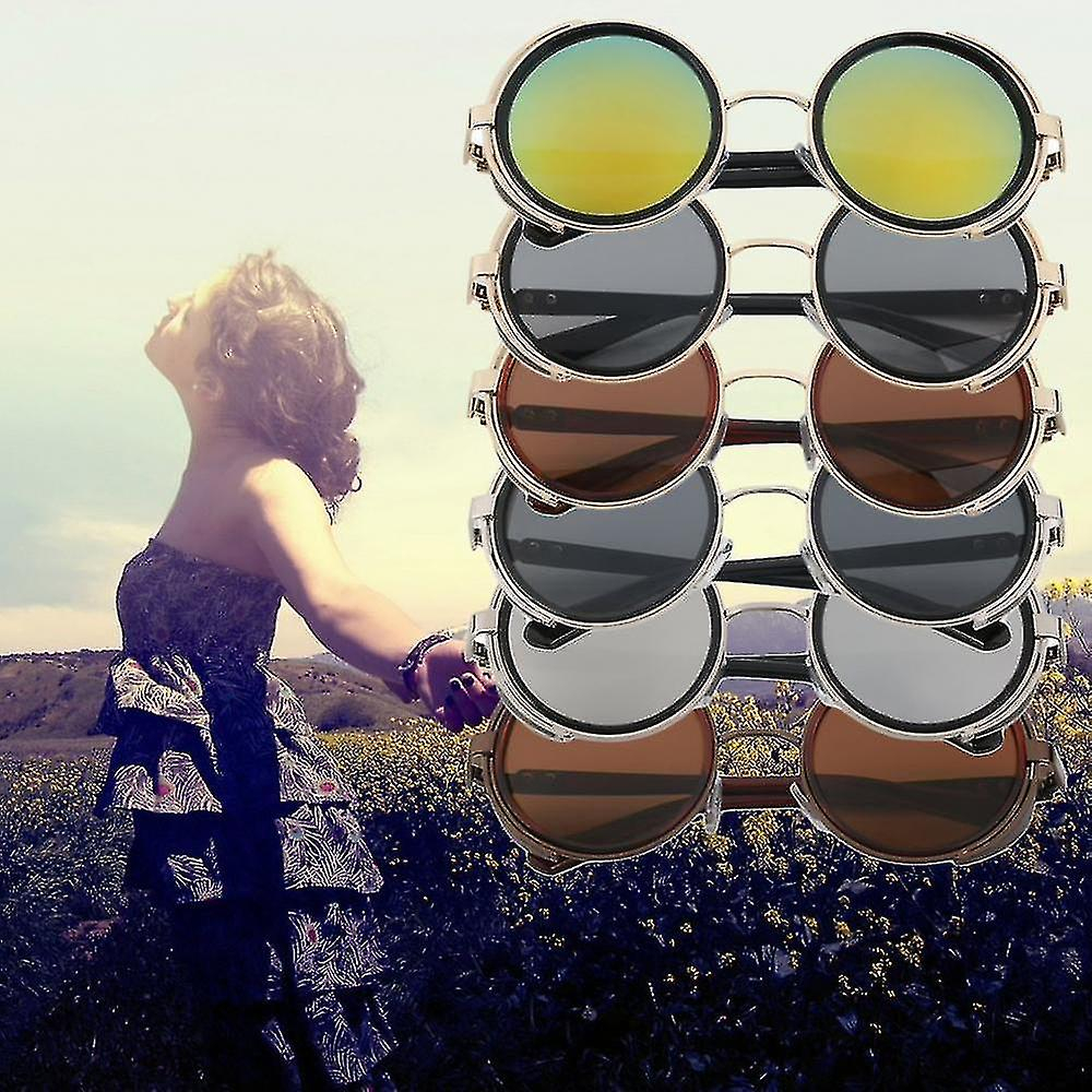Foto 4 pulgar | Guantes Ecuestres  Gafas De Sol Steampunk  Redondas  Vintage - Venta Internacional.