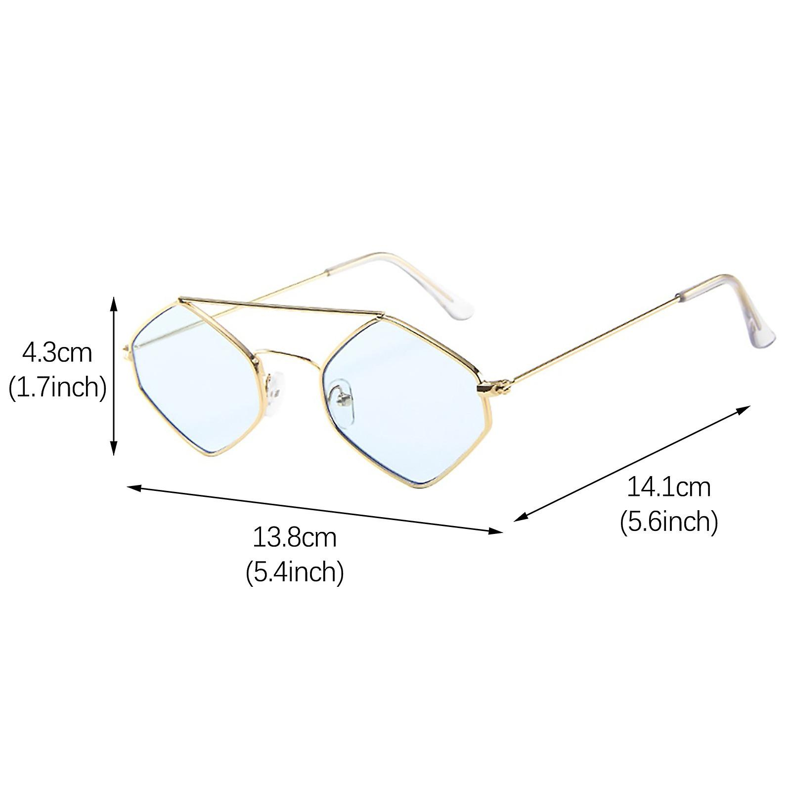 Foto 4 pulgar | Gafas De Sol Huoguo  Vintage  Retro  Con Forma De Rombo  Unisex - Venta Internacional.