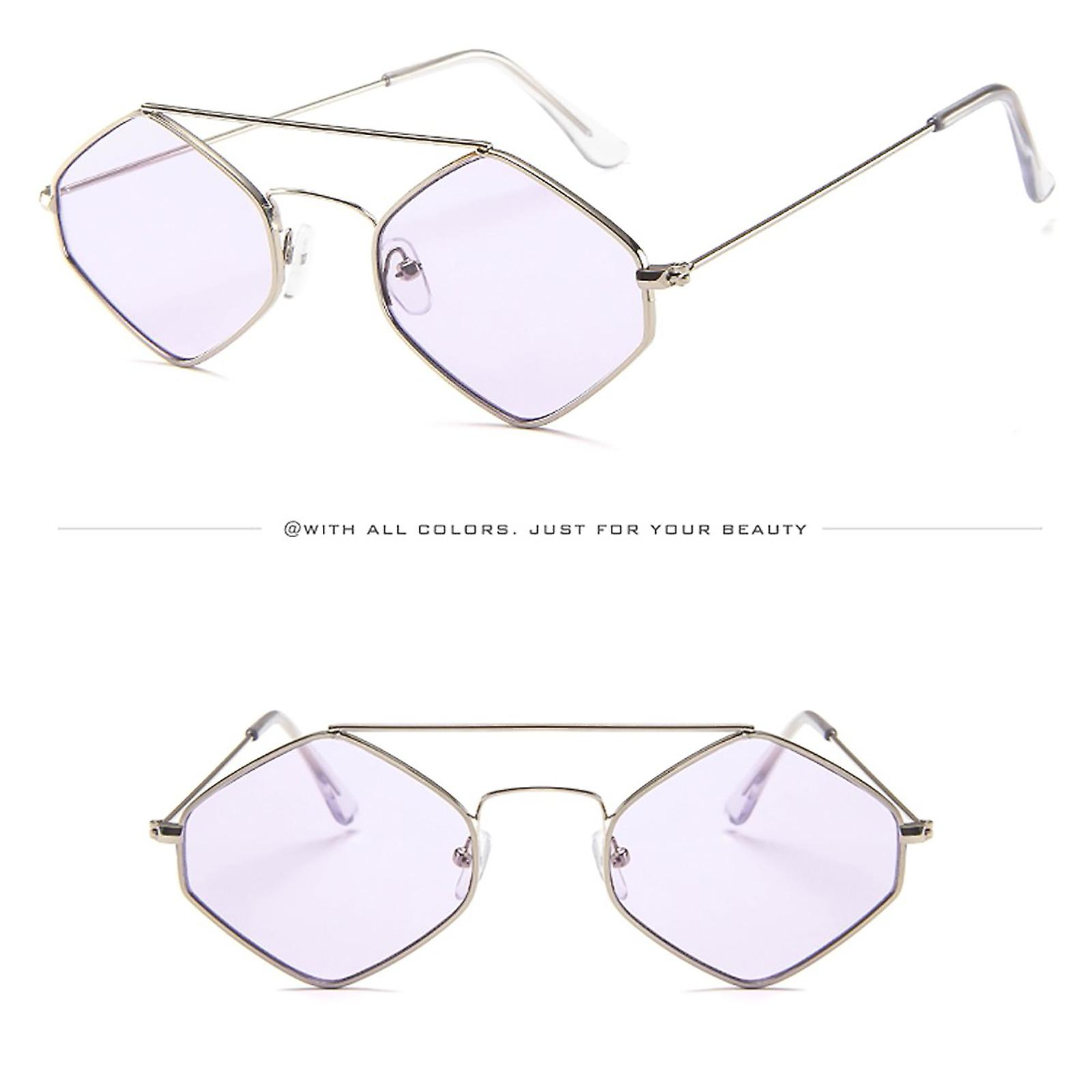 Foto 6 pulgar | Gafas De Sol Huoguo  Vintage  Retro  Con Forma De Rombo  Unisex - Venta Internacional.