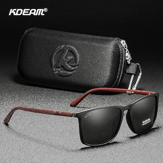 Foto 1 | Gafas De Sol Huoguo Classic Square Frame Polarized Uv400 - Venta Internacional.