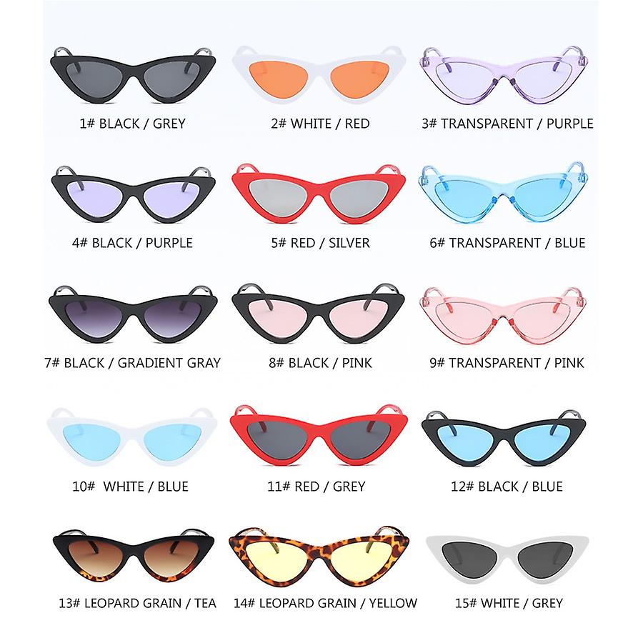 Foto 5 pulgar | Gafas De Sol Huoguo New Trendy Retro Cat Eye Para Mujer - Venta Internacional.