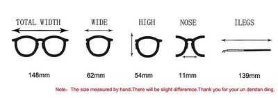 Foto 4 | Gafas De Sol Huoguo Vintage Retro Con Lentes De Espejo Unisex - Venta Internacional.