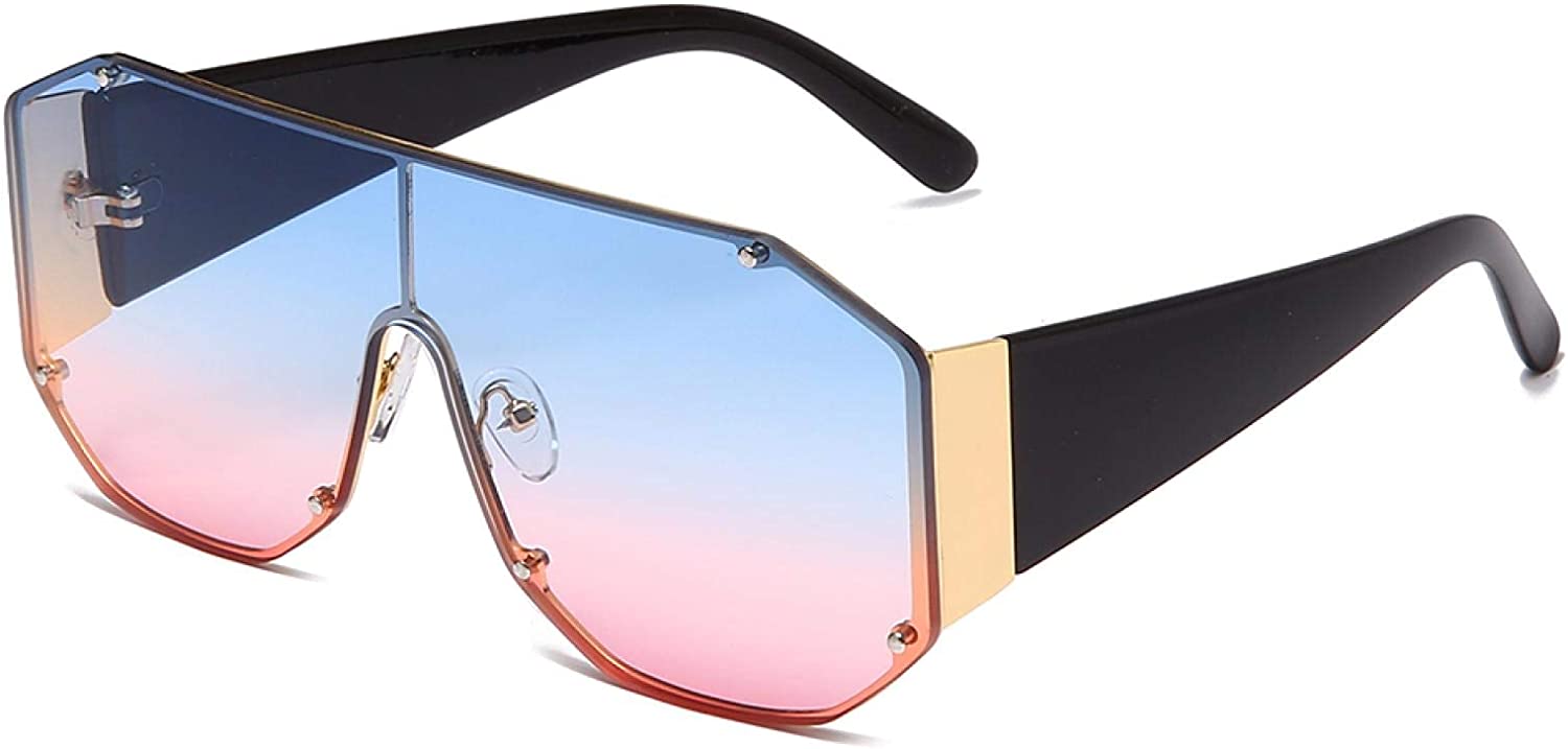Foto 6 pulgar | Gafas De Sol Huoguo Fashion De Gran Tamaño Sin Montura - Venta Internacional.