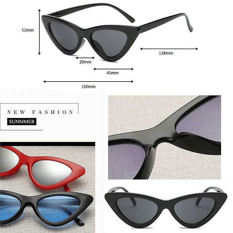 Foto 2 pulgar | Gafas De Sol Huoguo New Trendy Retro Cat Eye Para Mujer - Venta Internacional.