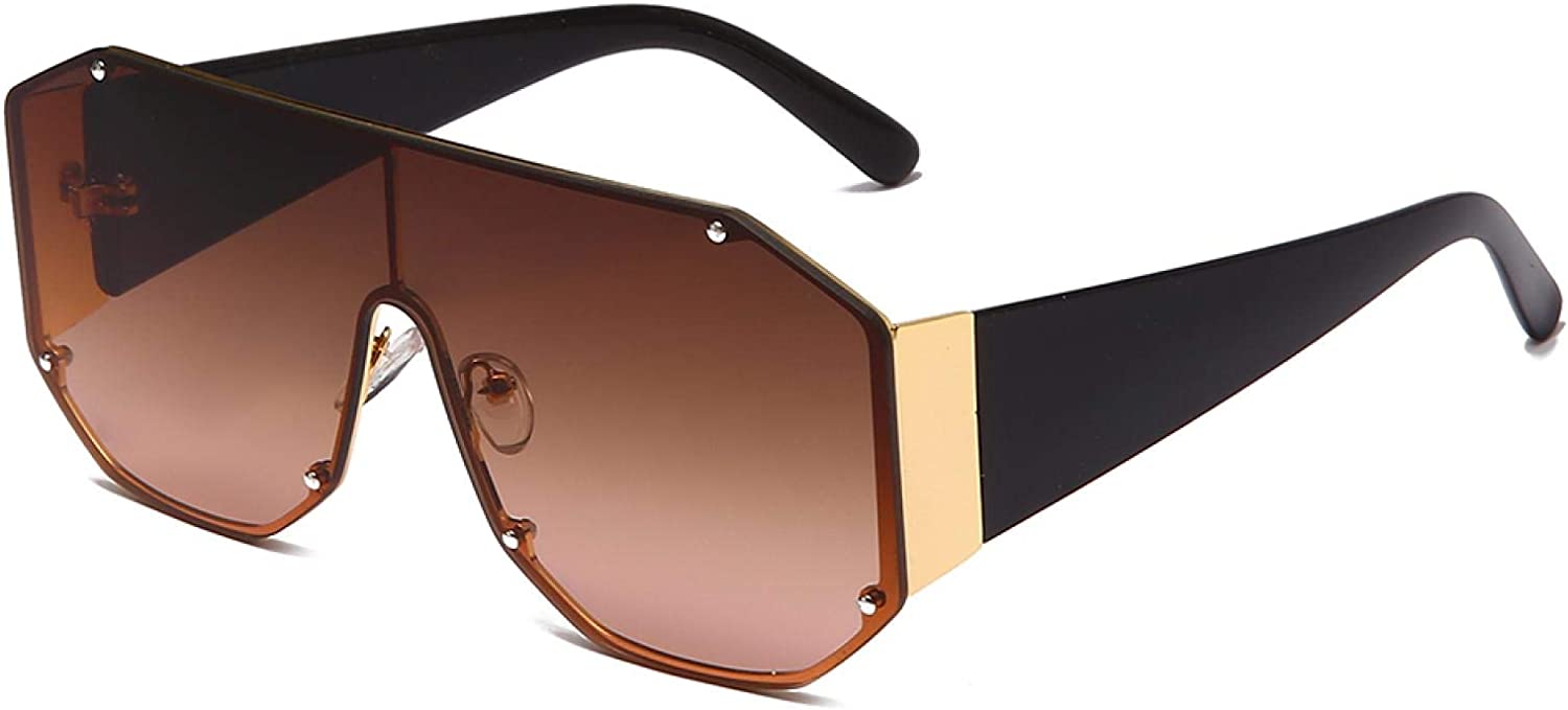 Foto 5 | Gafas De Sol Huoguo Fashion De Gran Tamaño Sin Montura - Venta Internacional.