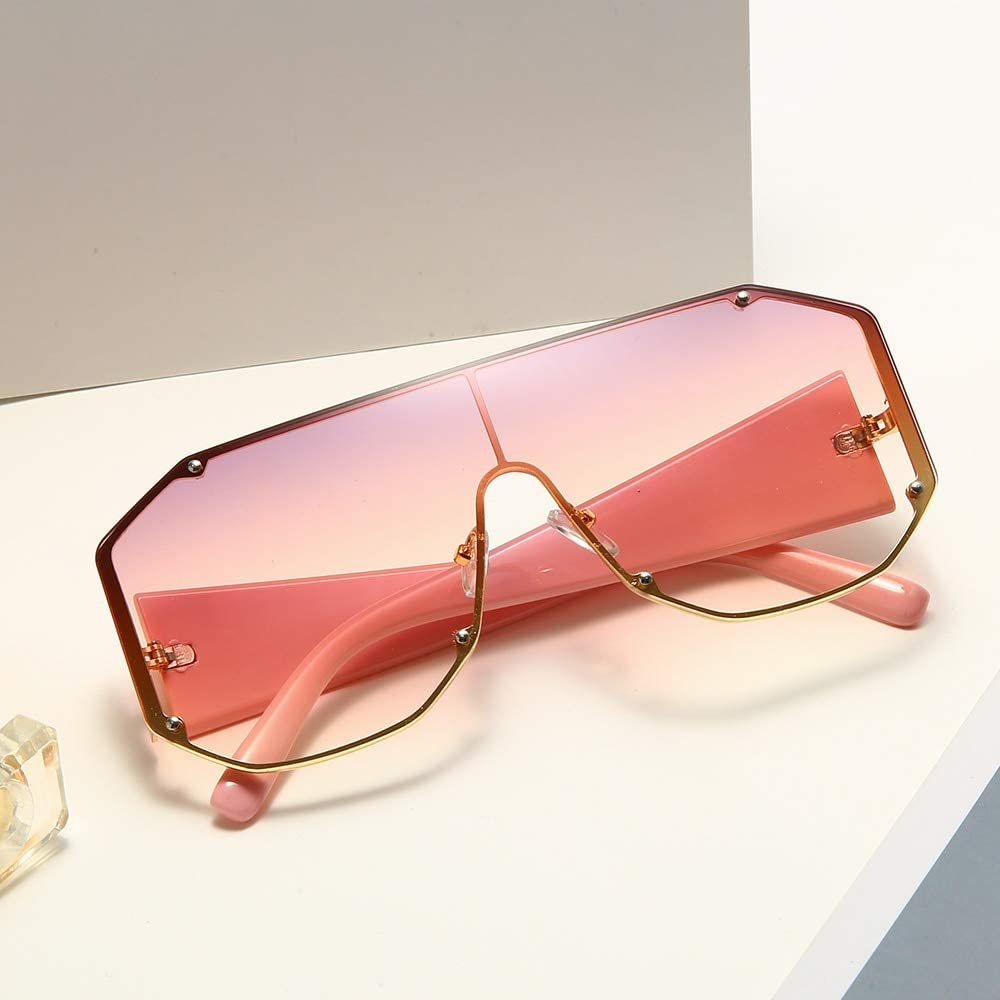 Foto 3 pulgar | Gafas De Sol Huoguo Fashion De Gran Tamaño Sin Montura - Venta Internacional.