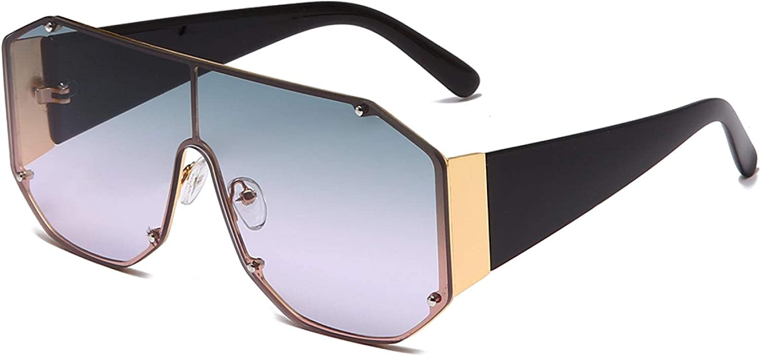 Foto 6 pulgar | Gafas De Sol Huoguo Fashion De Gran Tamaño Sin Montura - Venta Internacional.