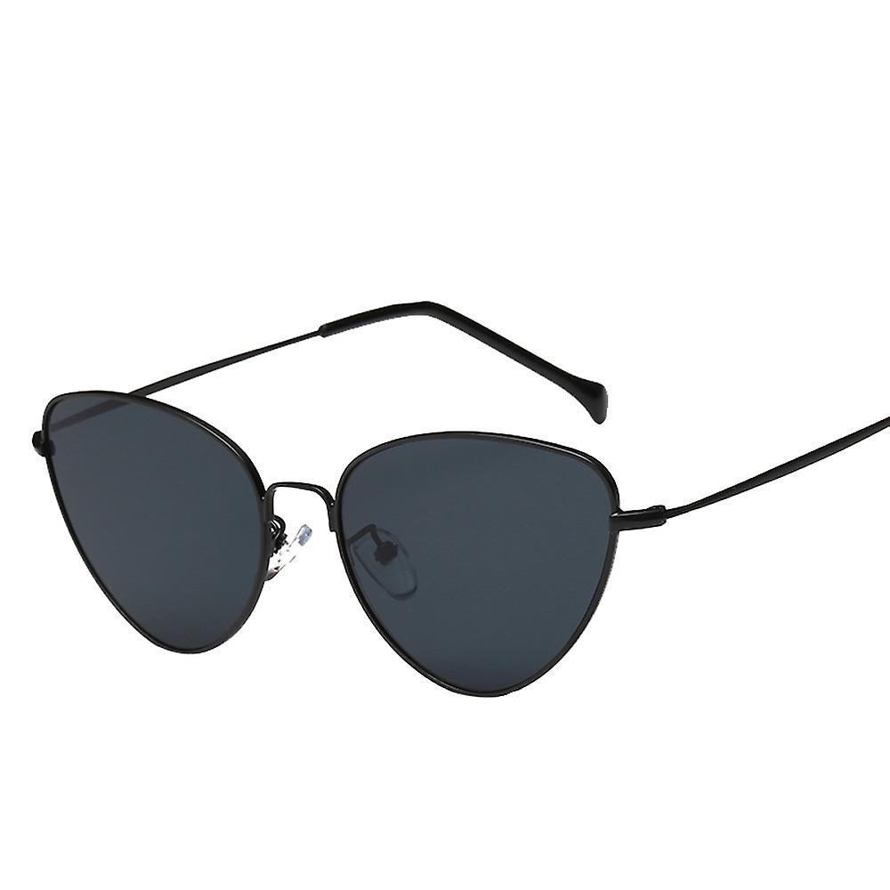 Foto 3 pulgar | Gafas De Sol Huoguo Vintage Retro Cat Eye Unisex Doradas - Venta Internacional.