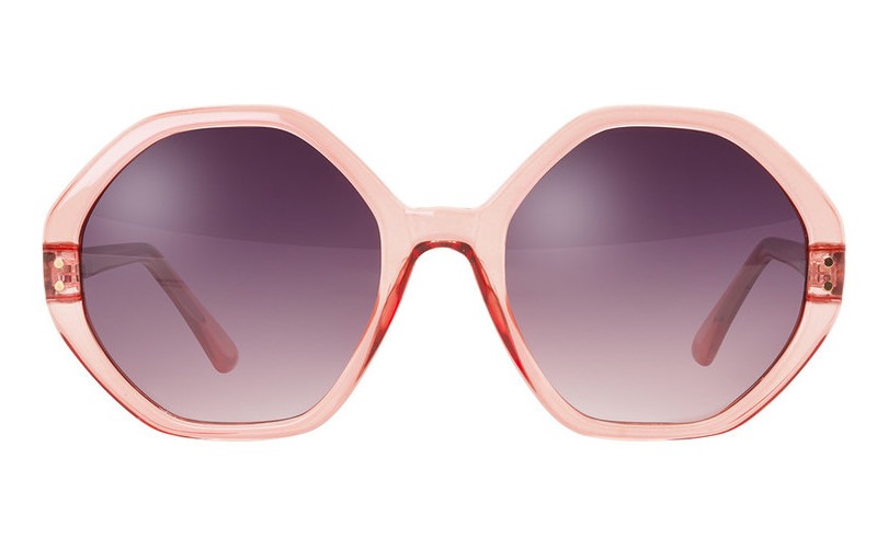 Foto 3 pulgar | Lentes De Sol French Connection Fc2352 Dama Rosa Geométrico