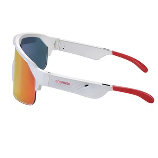 Foto 2 | Lentes De Sol Music Shield White Red Mirror Con Opacidad Ajustable Bocinas Y Micrófono Integrados Color Negro