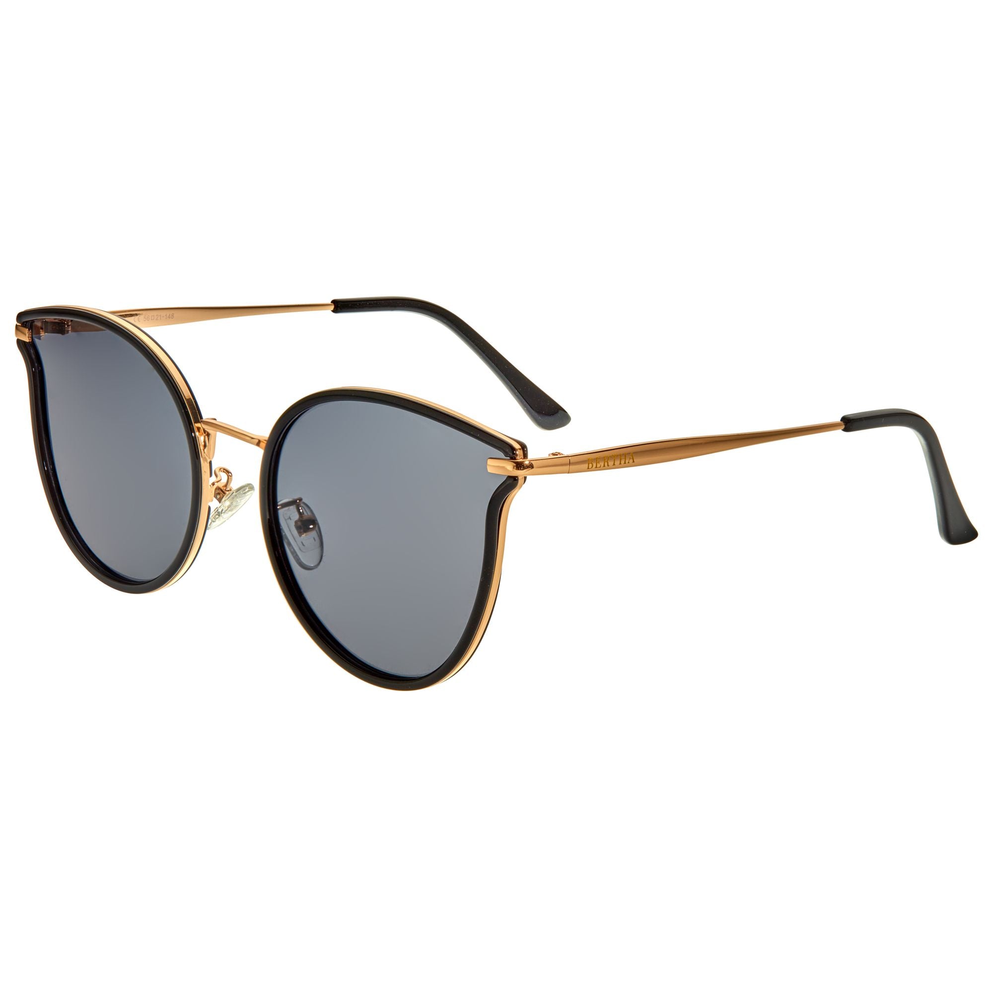 Foto 2 pulgar | Gafas De Sol Bertha Moon Polarizadas Dorado/negro - Venta Internacional.