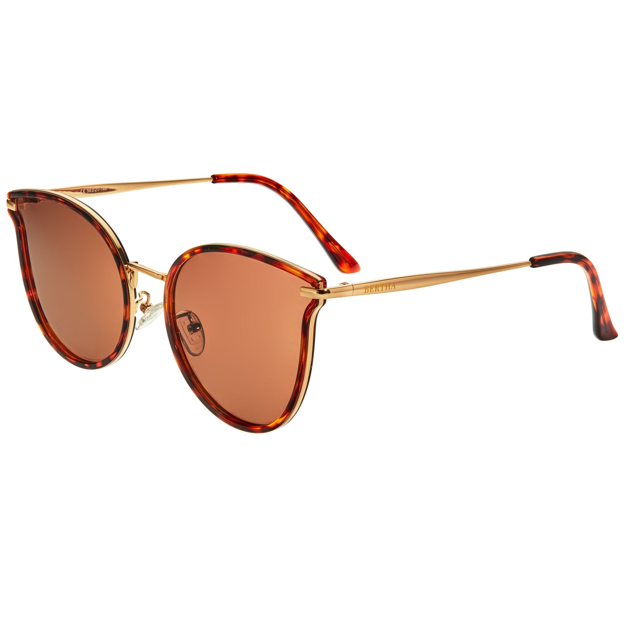 Foto 5 pulgar | Gafas De Sol Bertha Moon Polarizadas Dorado/negro - Venta Internacional.
