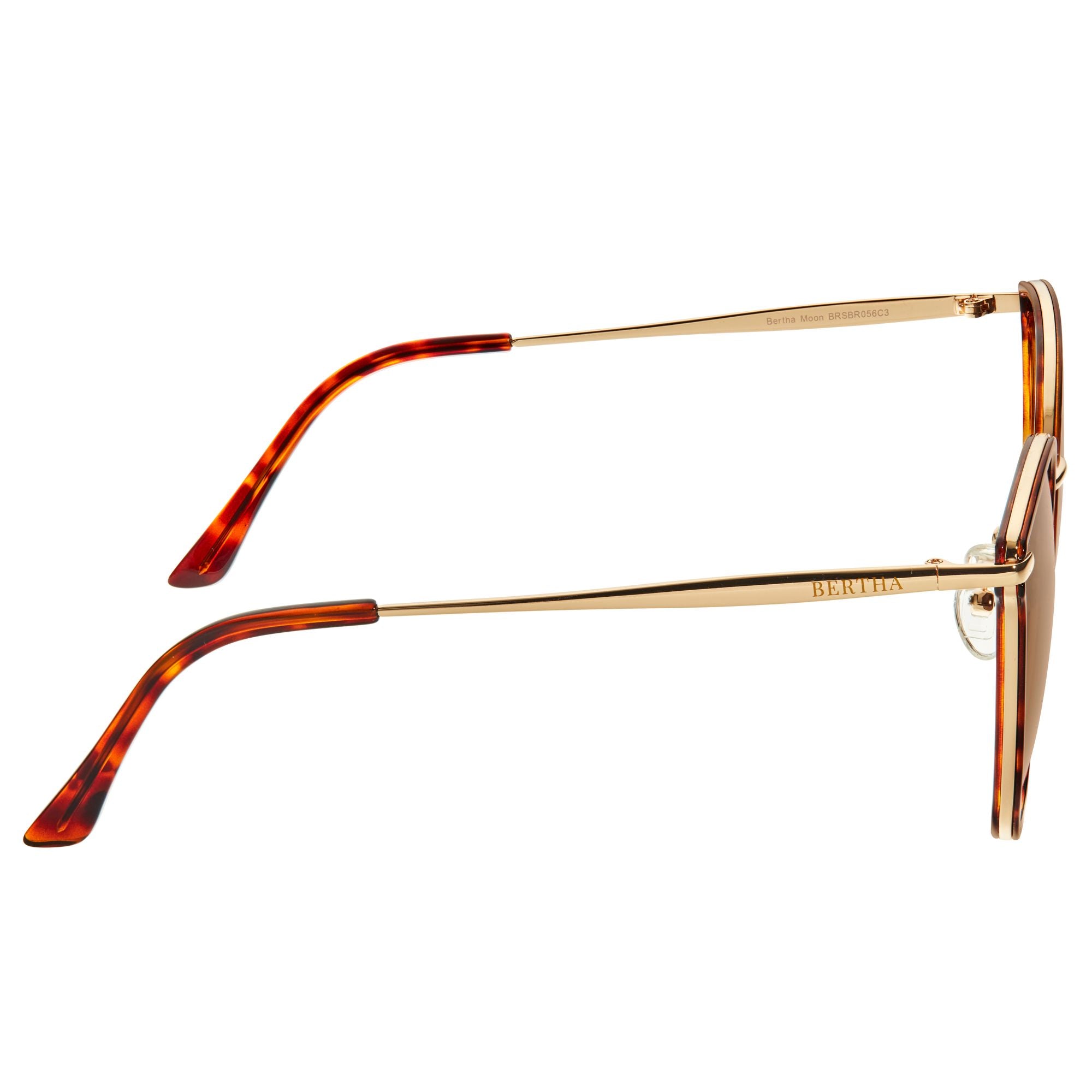 Foto 7 pulgar | Gafas De Sol Bertha Moon Polarizadas Dorado/negro - Venta Internacional.