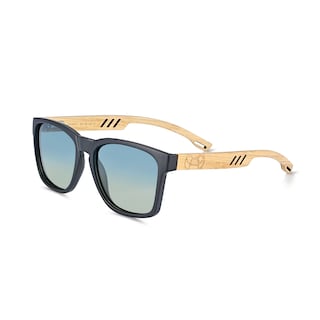 Foto 1 | Gafas De Sol Earth Wood Haven Polarizadas De Bambú/azul-amarillo - Venta Internacional.