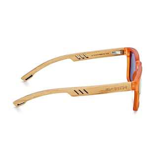 Foto 6 | Gafas De Sol Earth Wood Haven Polarizadas De Bambú/azul-amarillo - Venta Internacional.