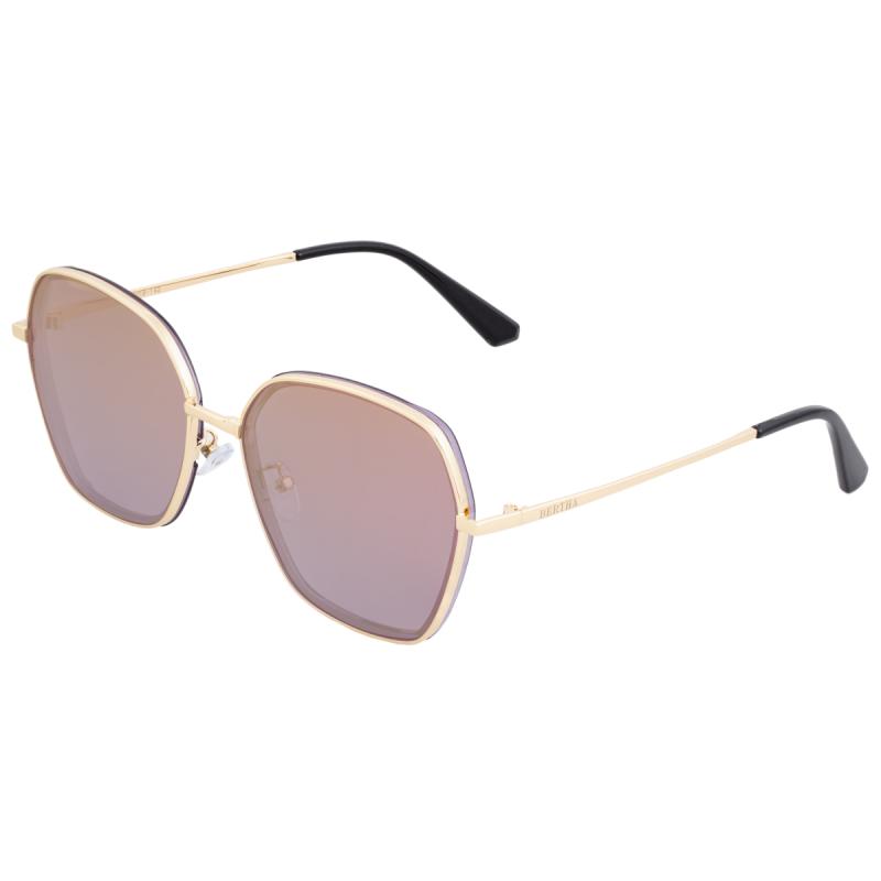 Foto 1 | Gafas De Sol Bertha Emilia Polarizadas Dorado/púrpura-dorado - Venta Internacional.