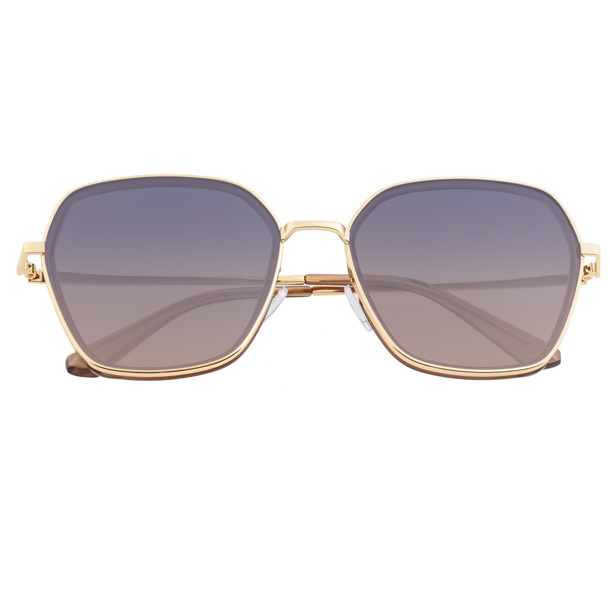 Foto 6 | Gafas De Sol Bertha Emilia Polarizadas Dorado/púrpura-dorado - Venta Internacional.