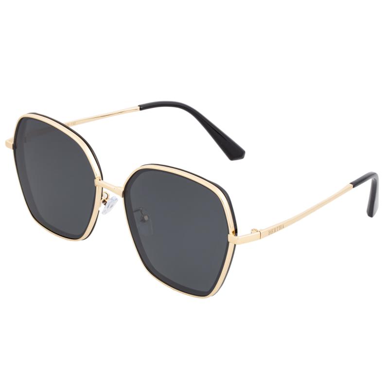 Foto 8 pulgar | Gafas De Sol Bertha Emilia Polarizadas Dorado/púrpura-dorado - Venta Internacional.
