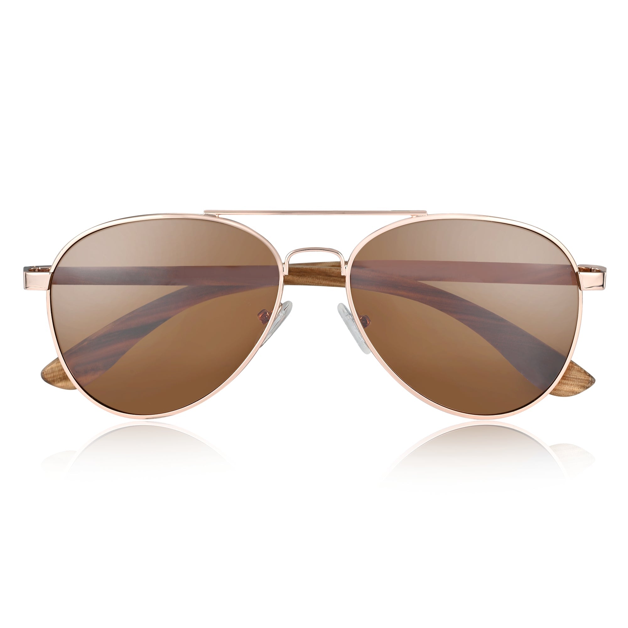 Foto 5 | Gafas De Sol Earth Wood Sayulita Polarizadas Marrón Oscuro/azul - Venta Internacional.