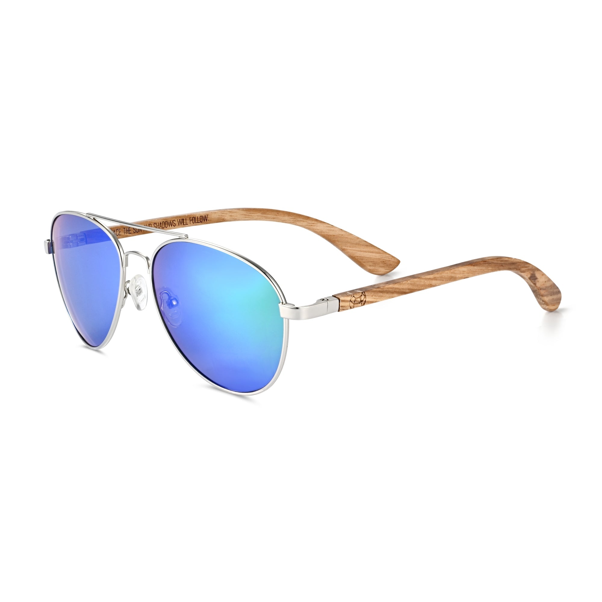 Foto 7 | Gafas De Sol Earth Wood Sayulita Polarizadas Marrón Oscuro/azul - Venta Internacional.