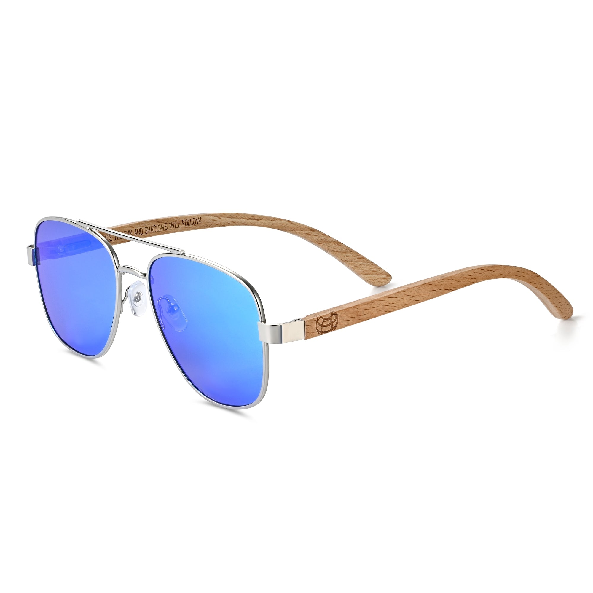 Foto 2 pulgar | Gafas De Sol Earth Wood Kotor Polarized - Bambú/azul - Venta Internacional.