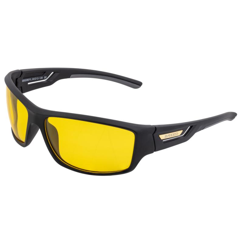 Foto 2 pulgar | Gafas De Sol Breed Aquarius Polarizadas Negro/amarillo - Venta Internacional.
