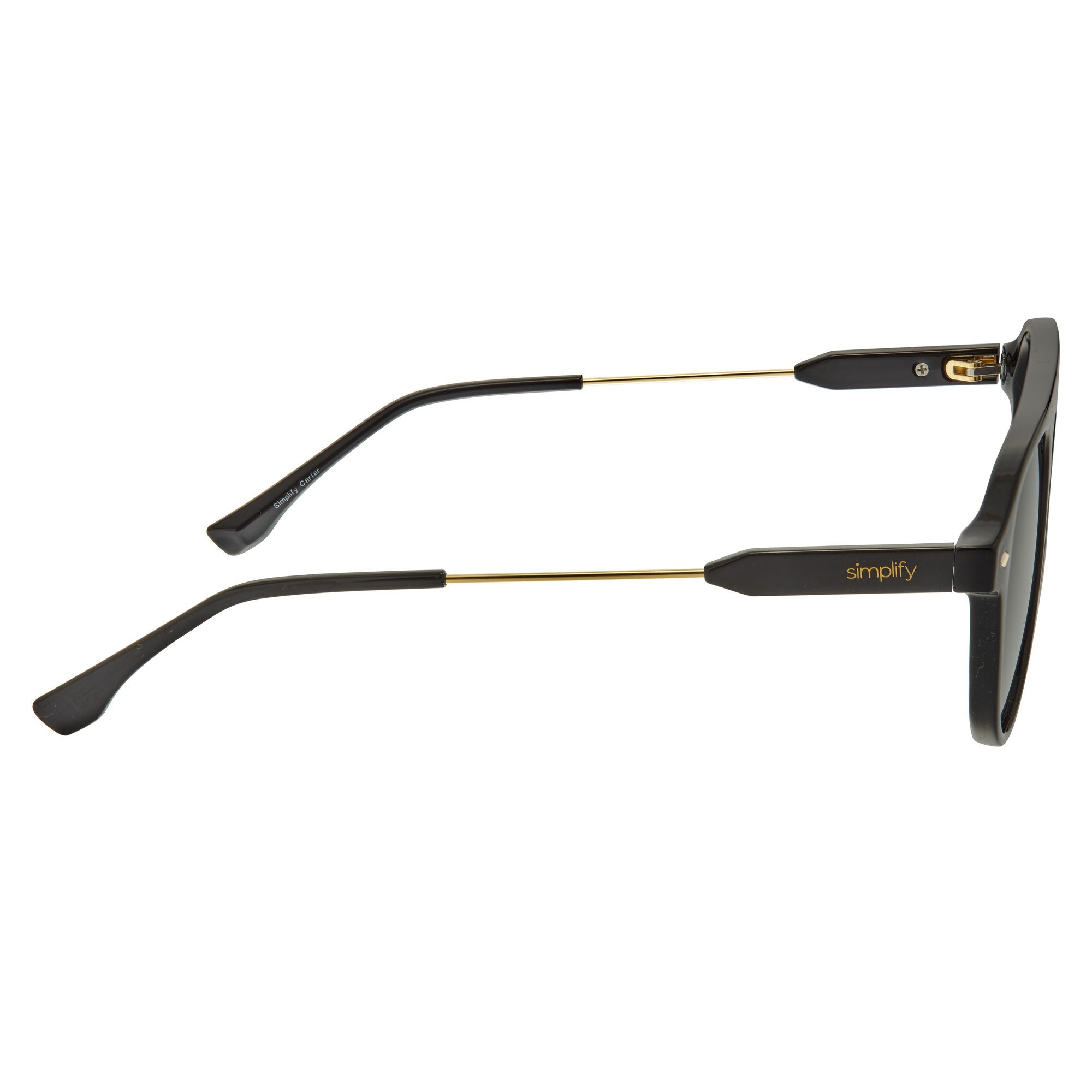 Foto 4 pulgar | Gafas De Sol Simplify Carter Polarizadas Negro/azul - Venta Internacional.