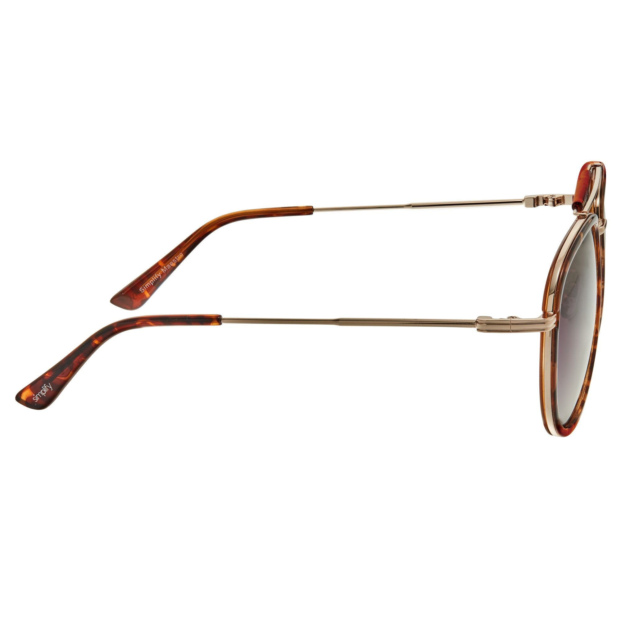 Foto 4 pulgar | Gafas De Sol Simplify Maestro Polarizadas Plateado/azul - Venta Internacional.
