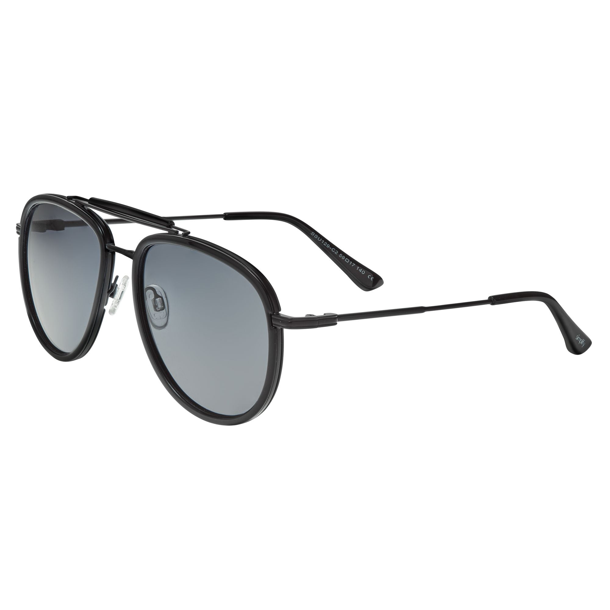 Foto 5 pulgar | Gafas De Sol Simplify Maestro Polarizadas Plateado/azul - Venta Internacional.