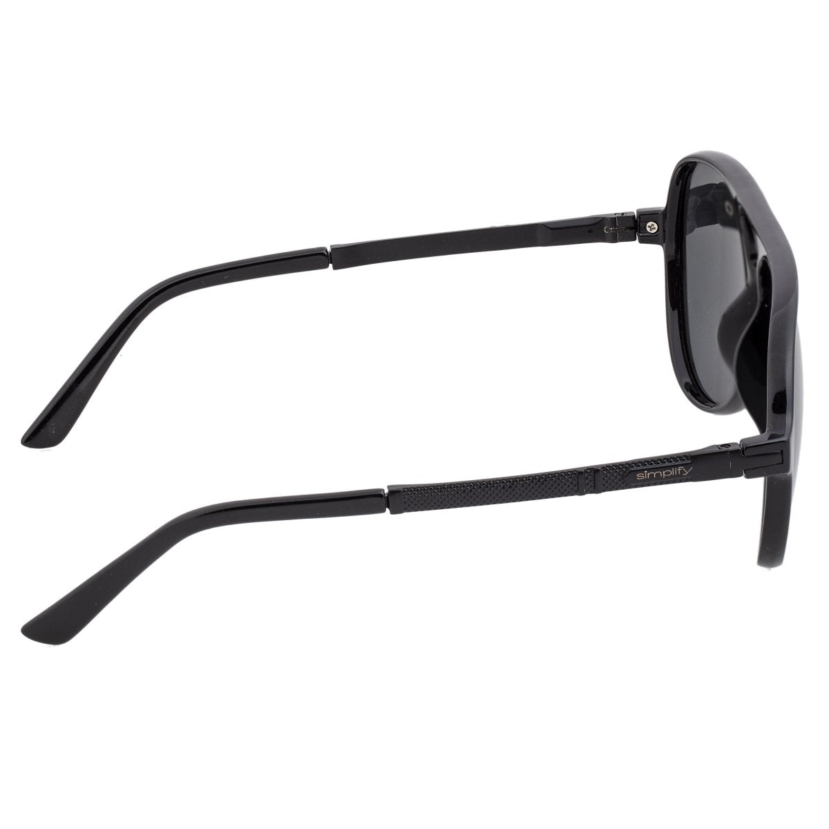 Foto 5 pulgar | Gafas De Sol Simplify Spencer Polarized Gloss Negro/negro - Venta Internacional.