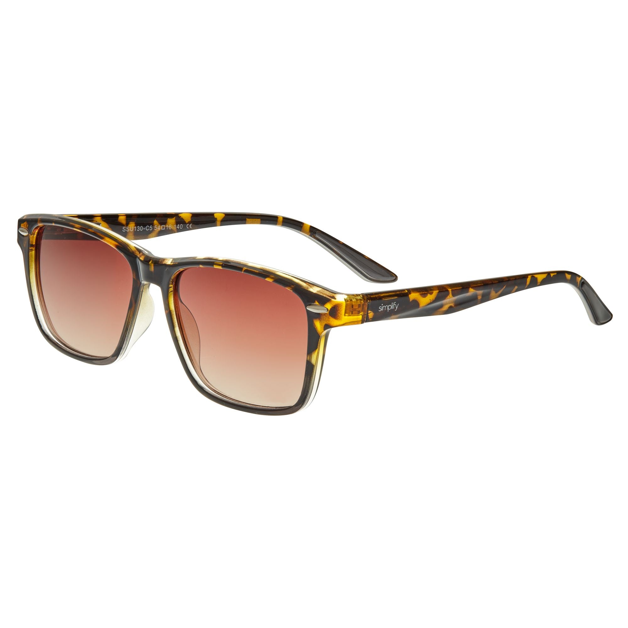 Foto 8 pulgar | Gafas De Sol Simplify Wilder Polarized Tortoise/brown - Venta Internacional.