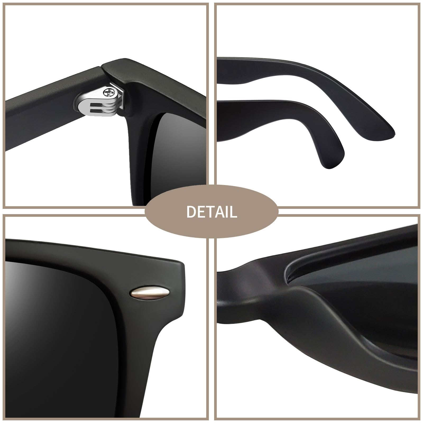 Foto 4 | Gafas de Sol Unisex Joopin Square Uv400 - Venta Internacional
