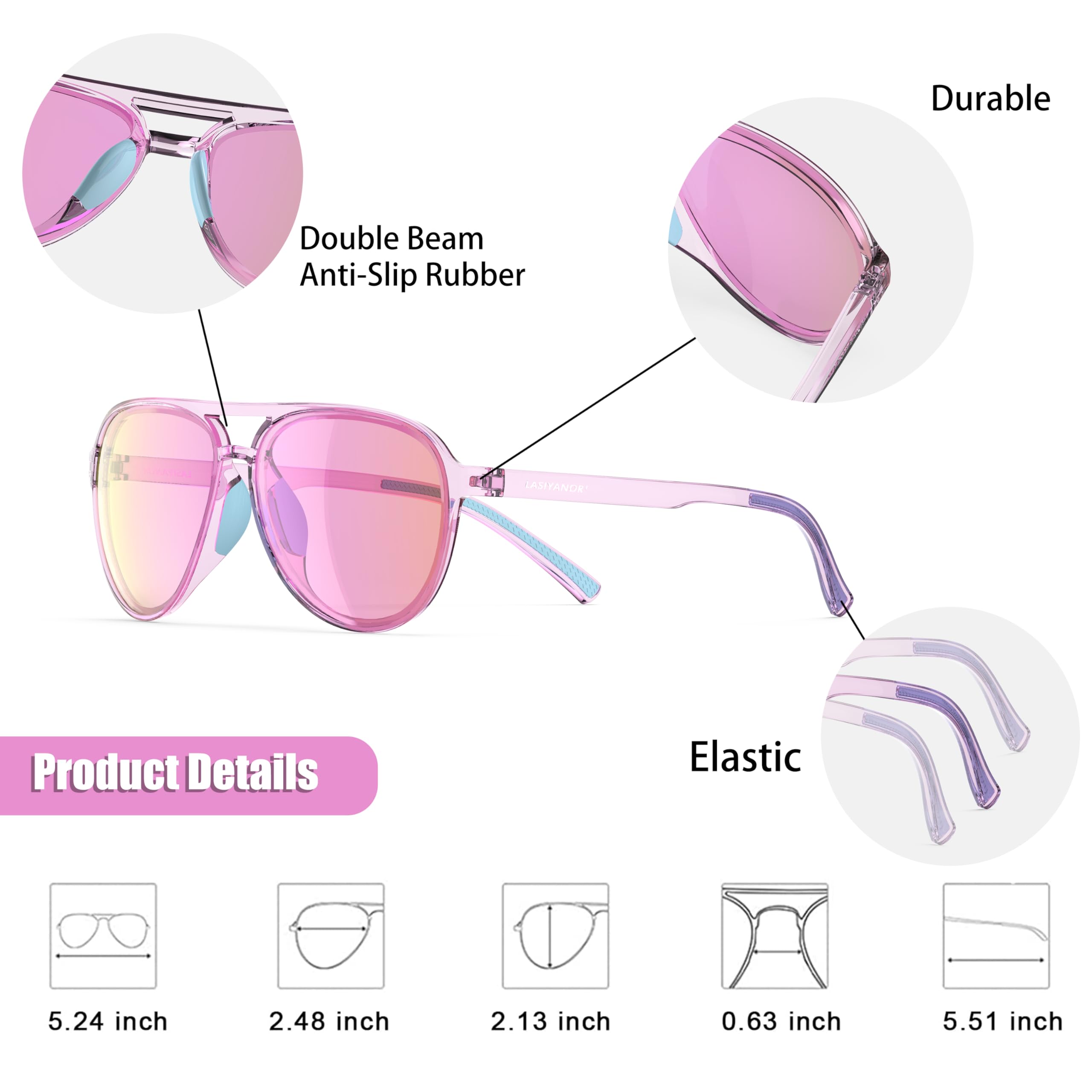 Foto 4 pulgar | Gafas De Sol Lasiyanor Lightweight Tac Polarized Vintage 70s - Venta Internacional.