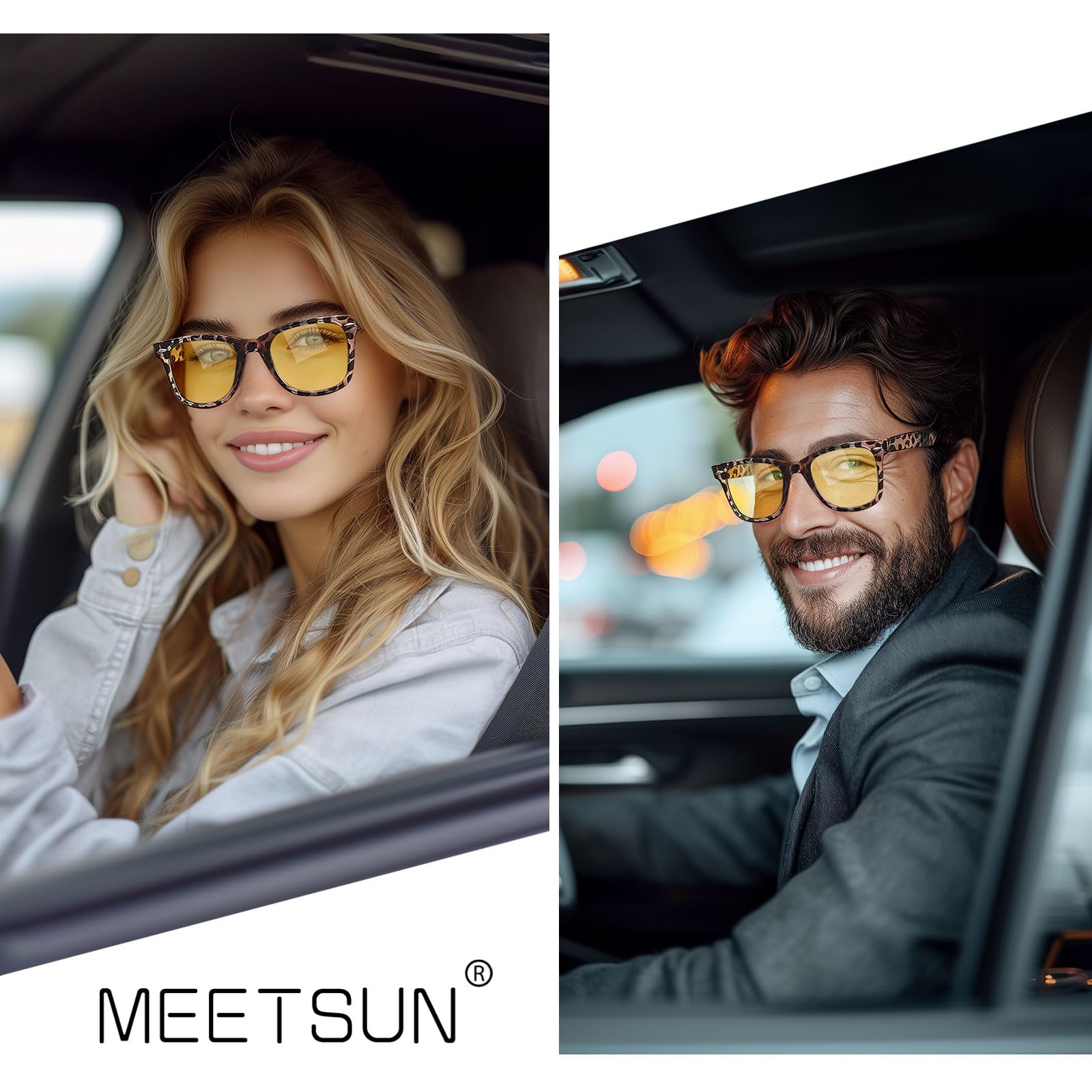 Foto 2 | Gafas De Sol Meetsun Classic Retro Square Polarizadas Uv400 - Venta Internacional.