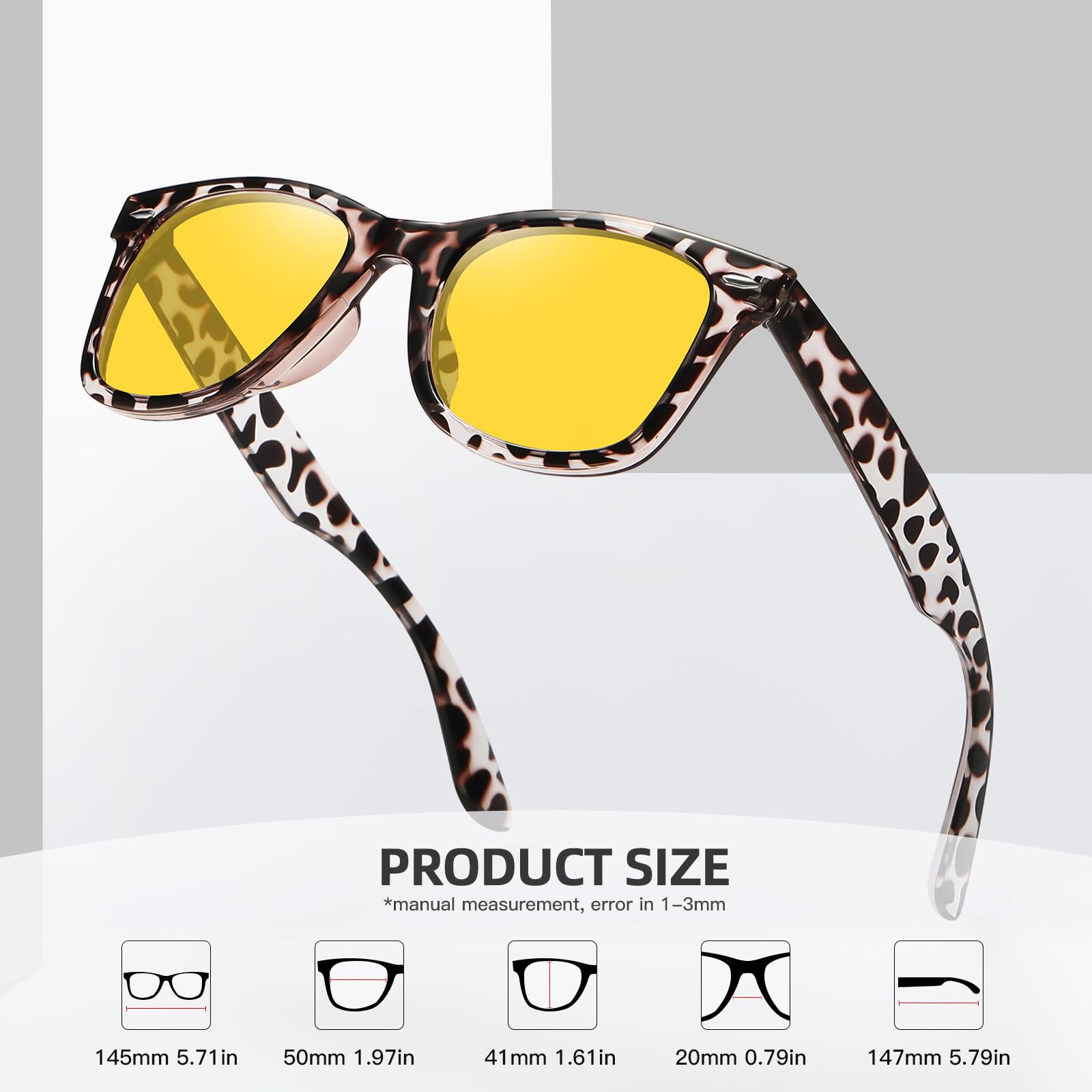 Foto 4 | Gafas De Sol Meetsun Classic Retro Square Polarizadas Uv400 - Venta Internacional.