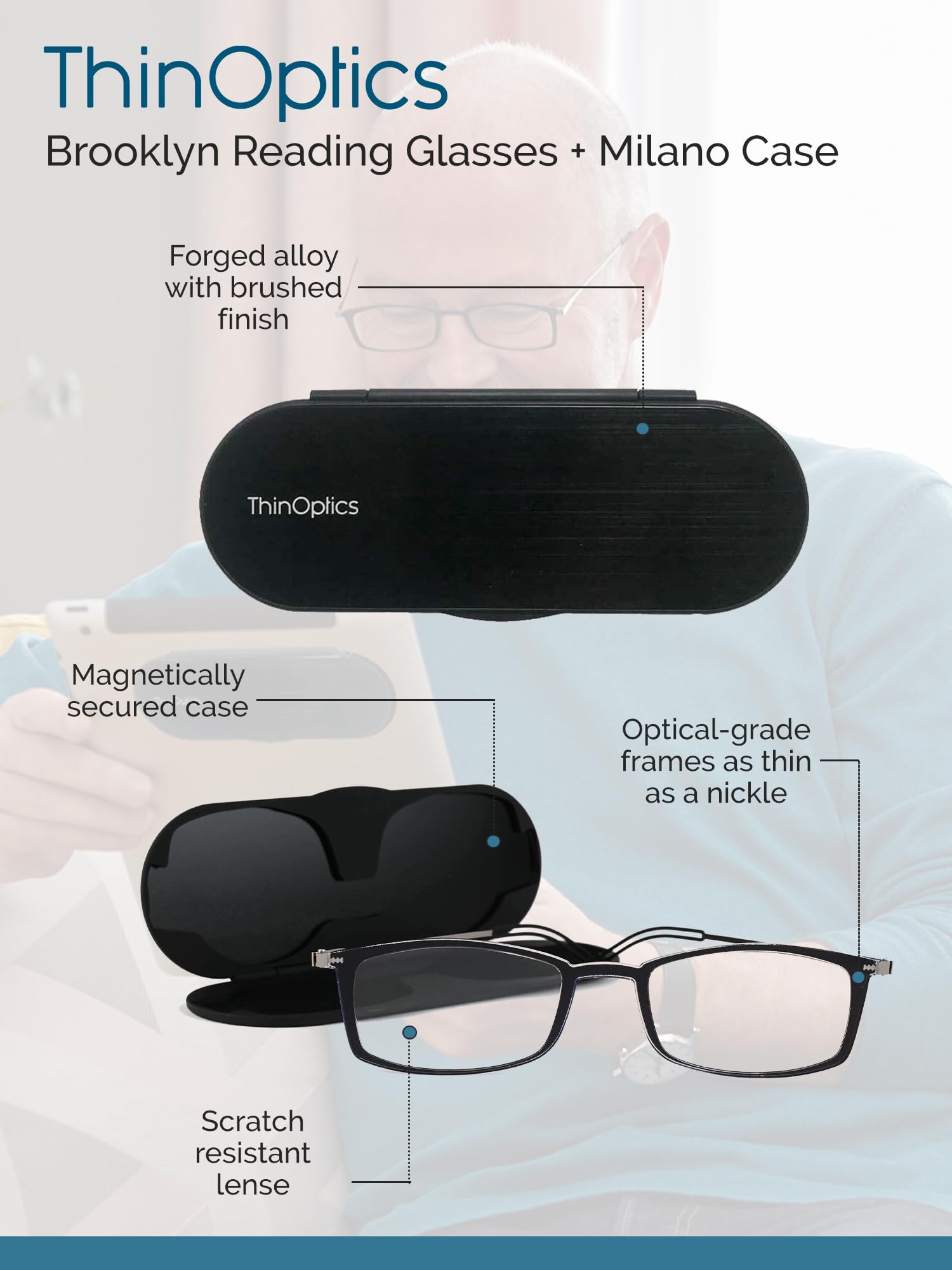 Foto 5 pulgar | Gafas De Lectura Thinoptics - Venta Internacional.