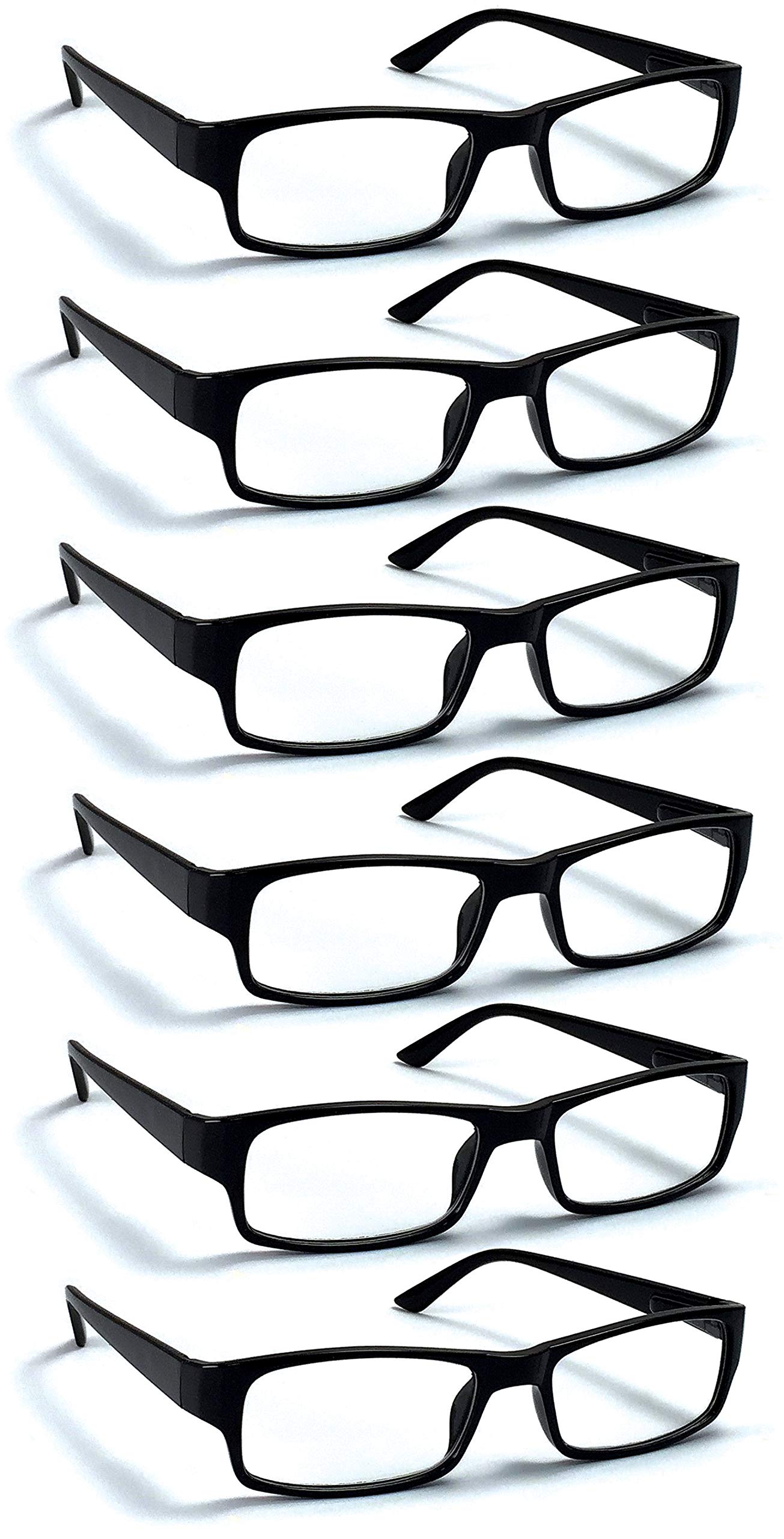 Foto 2 pulgar | Gafas De Lectura Boost Eyewear  Paquete De 6  Negras Con Aumento De 2.75 - Venta Internacional.