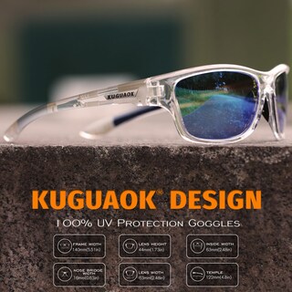 Foto 2 | Gafas De Sol Kuguaok Sports Polarizadas Para Hombre Con Protección Uv400 - Venta Internacional.