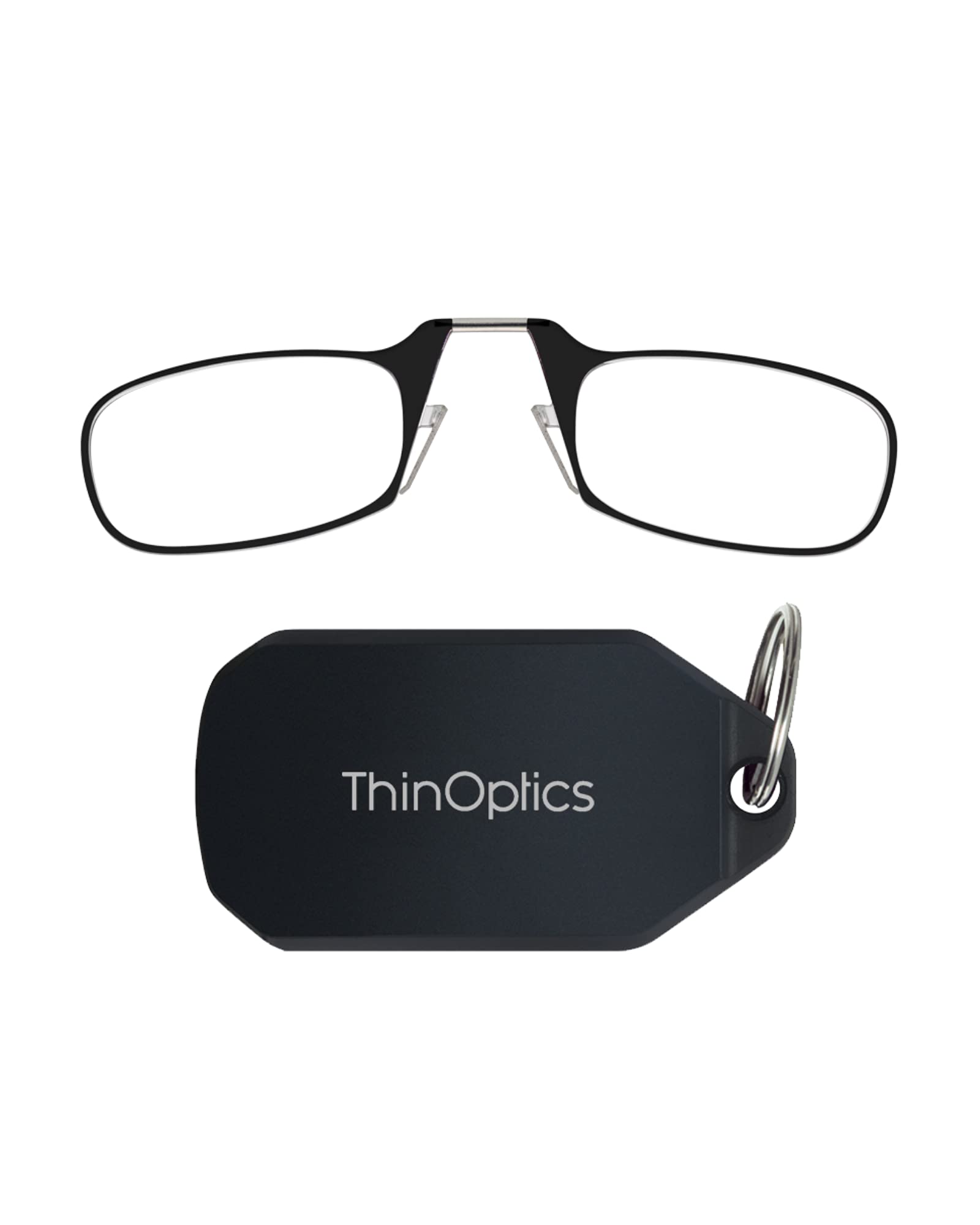 Foto 2 pulgar | Funda Con Llavero Thinoptics Para Gafas De Lectura  Color Negro  44 45 Mm - Venta Internacional.